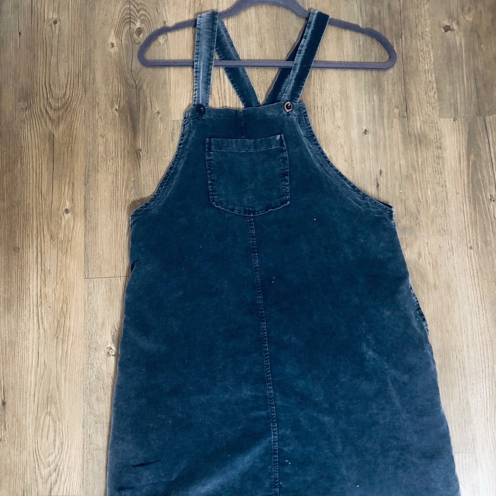 Navy blue corduroy jumper